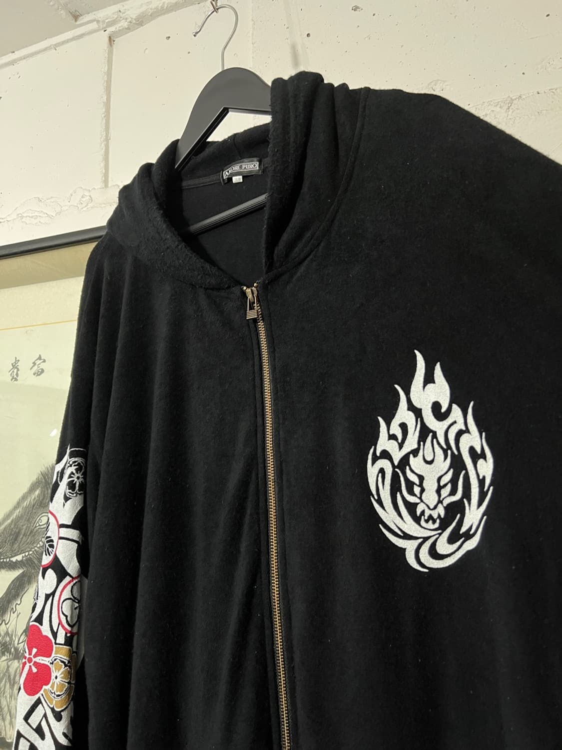 Amore Puro Dragon Printing Hoodie - XXL 상품이미지3