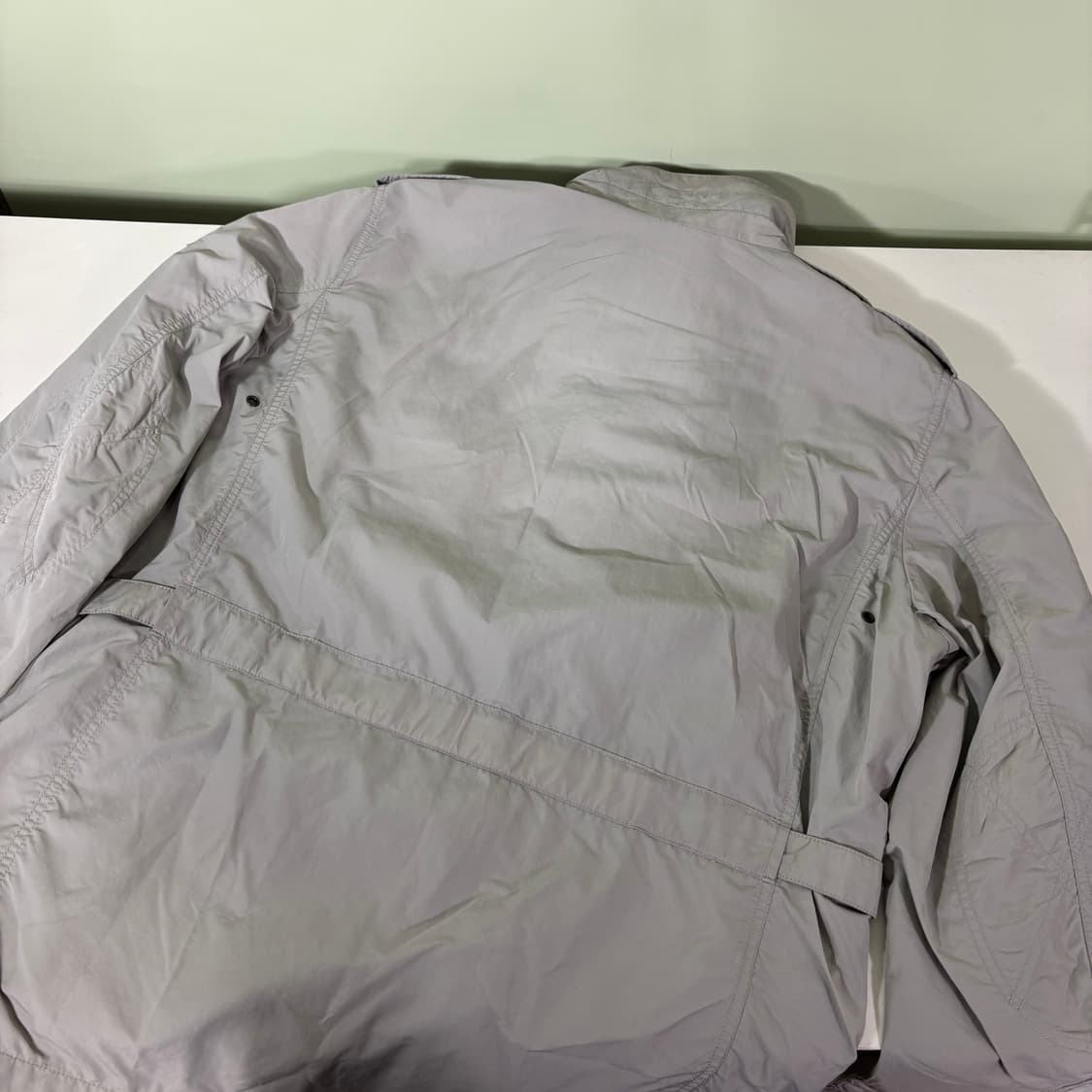 L 울리치 라이트그레이 바람막이 야상자켓 상품이미지4