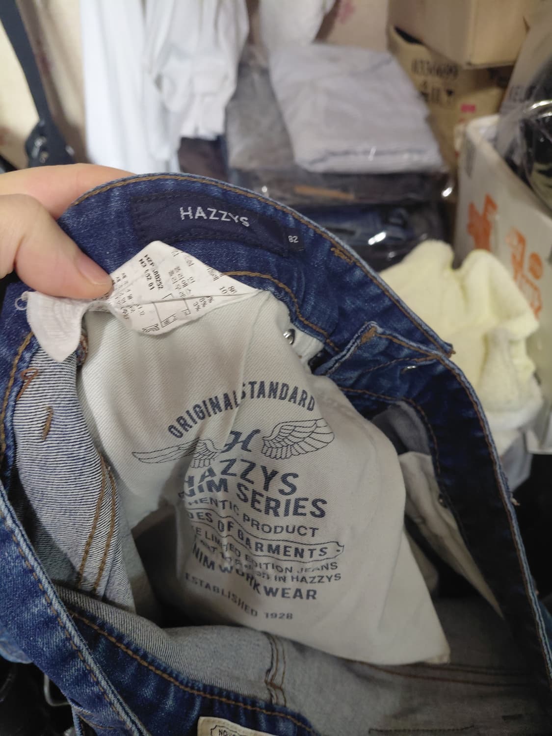 [헤지스]데님 청바지 32(82센티)사이즈 상품이미지7