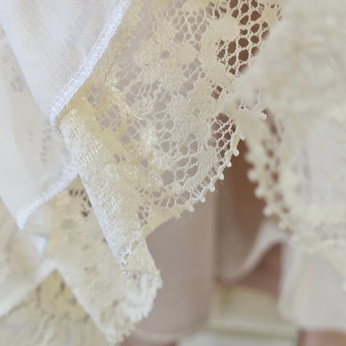 엑시즈팜(Axes Femme) 레이스 배색 튤 원피스 상품이미지5