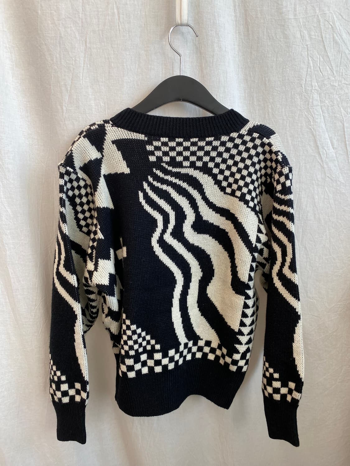 패턴 울혼방 가디건(L) 상품이미지6