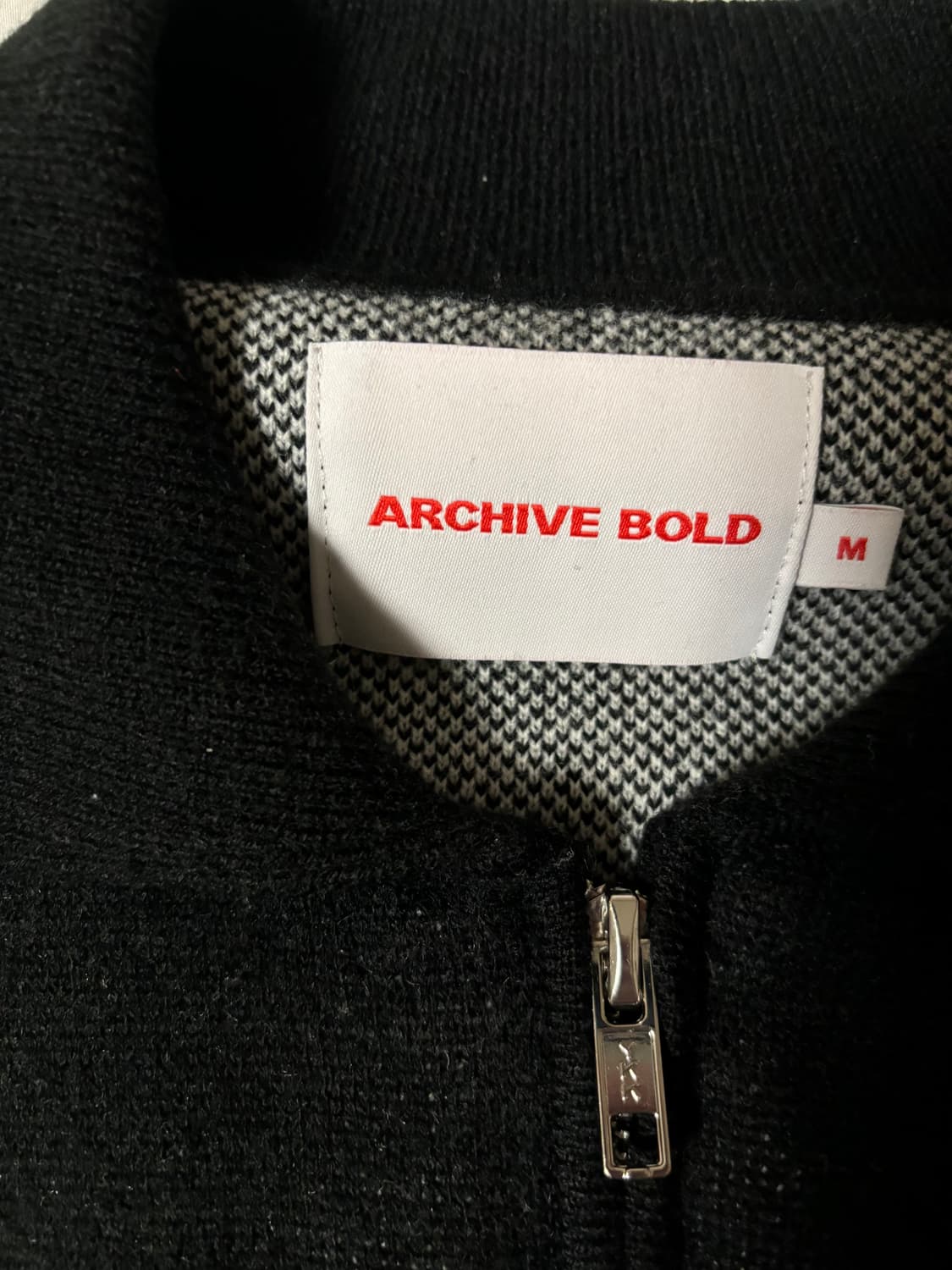 아카이브 볼드 DRAGON KNIT ZIP-UP (BLACK) M / 1 상품이미지4