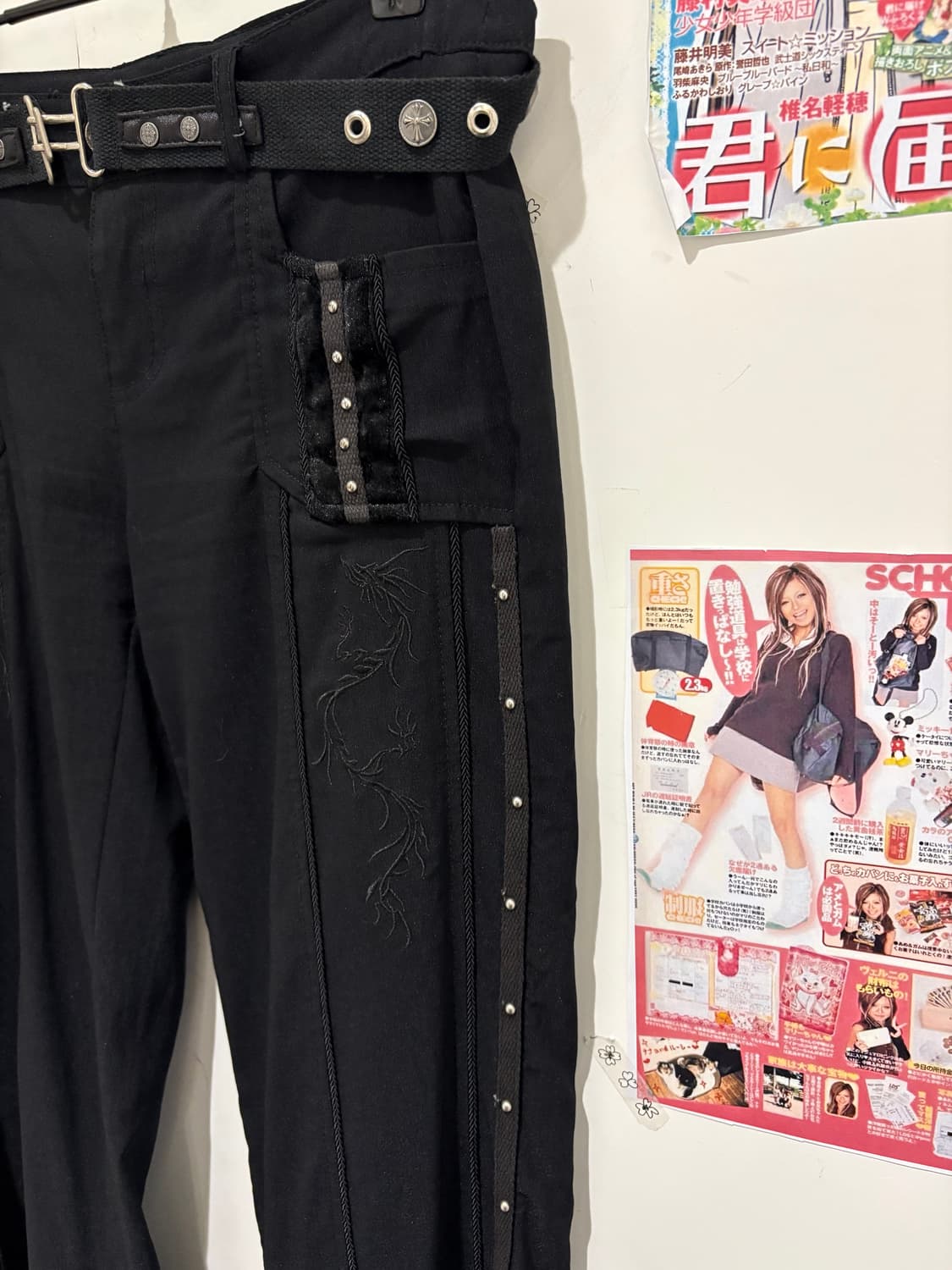 Ozz croce black boots cut pants 상품이미지7