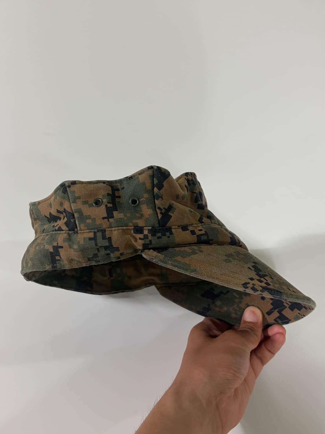 미해병대(USMC) 우드랜드 팔각모 모자 상품이미지5