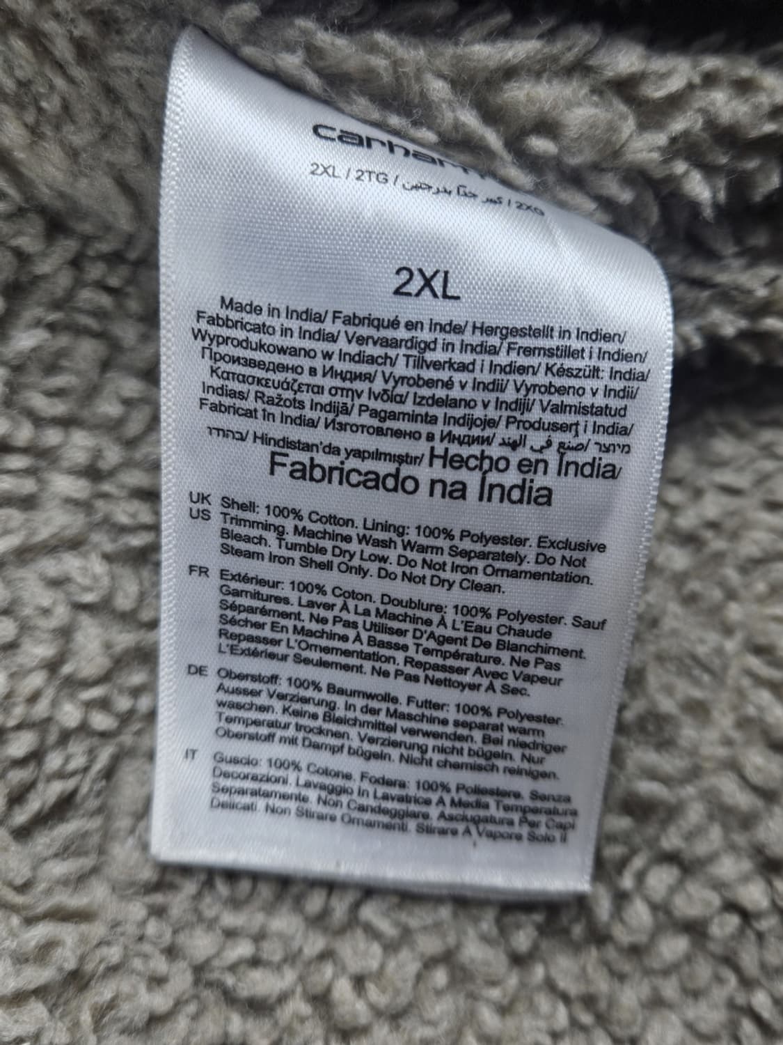  칼하트 다잉 워시드 커스텀 캔버스 워크 베스트 (2XL) / 10365 상품이미지9