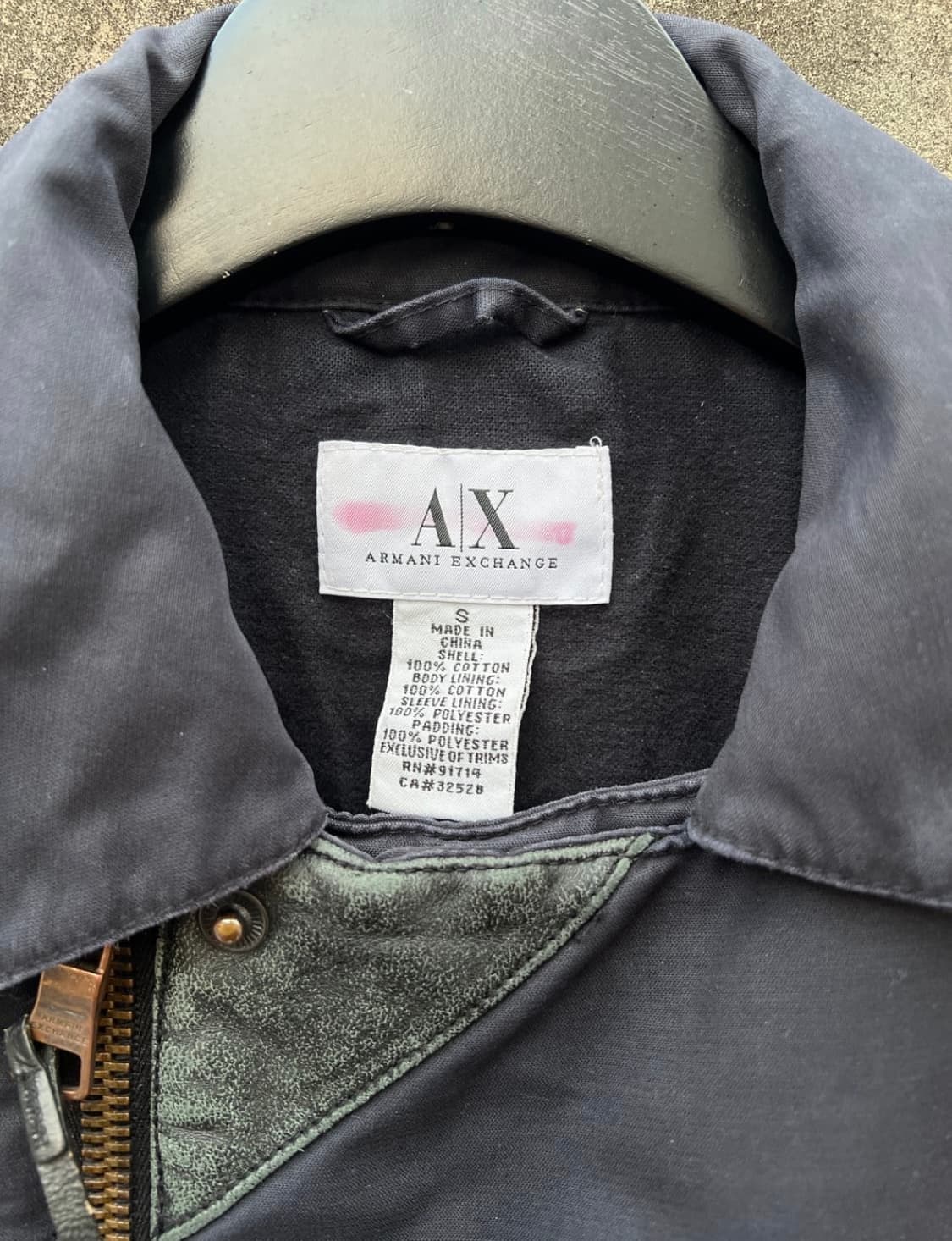 [M] 아르마니 익스체인지 90s 코튼 라이더 자켓 상품이미지4