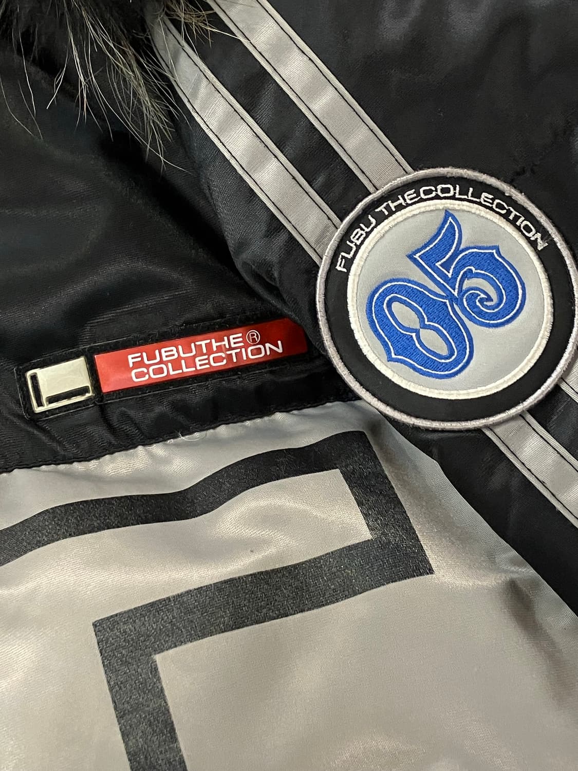 후부 레이싱 덕다운 패딩 블랙 XL #csz2126 상품이미지4