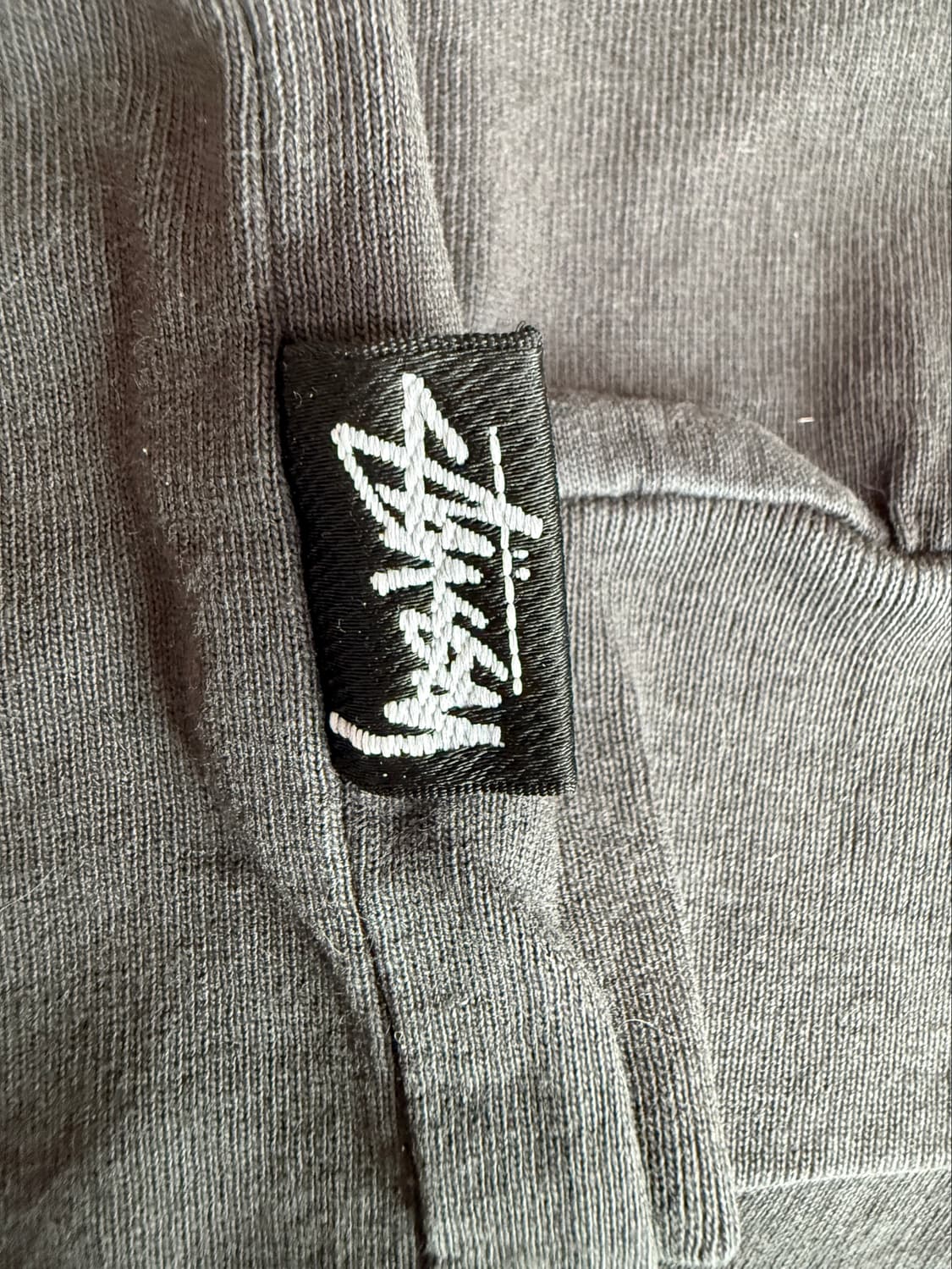[XXL] stussy 스투시 피그먼트 다이드 롱슬리브 긴팔 티셔츠 블랙 상품이미지4