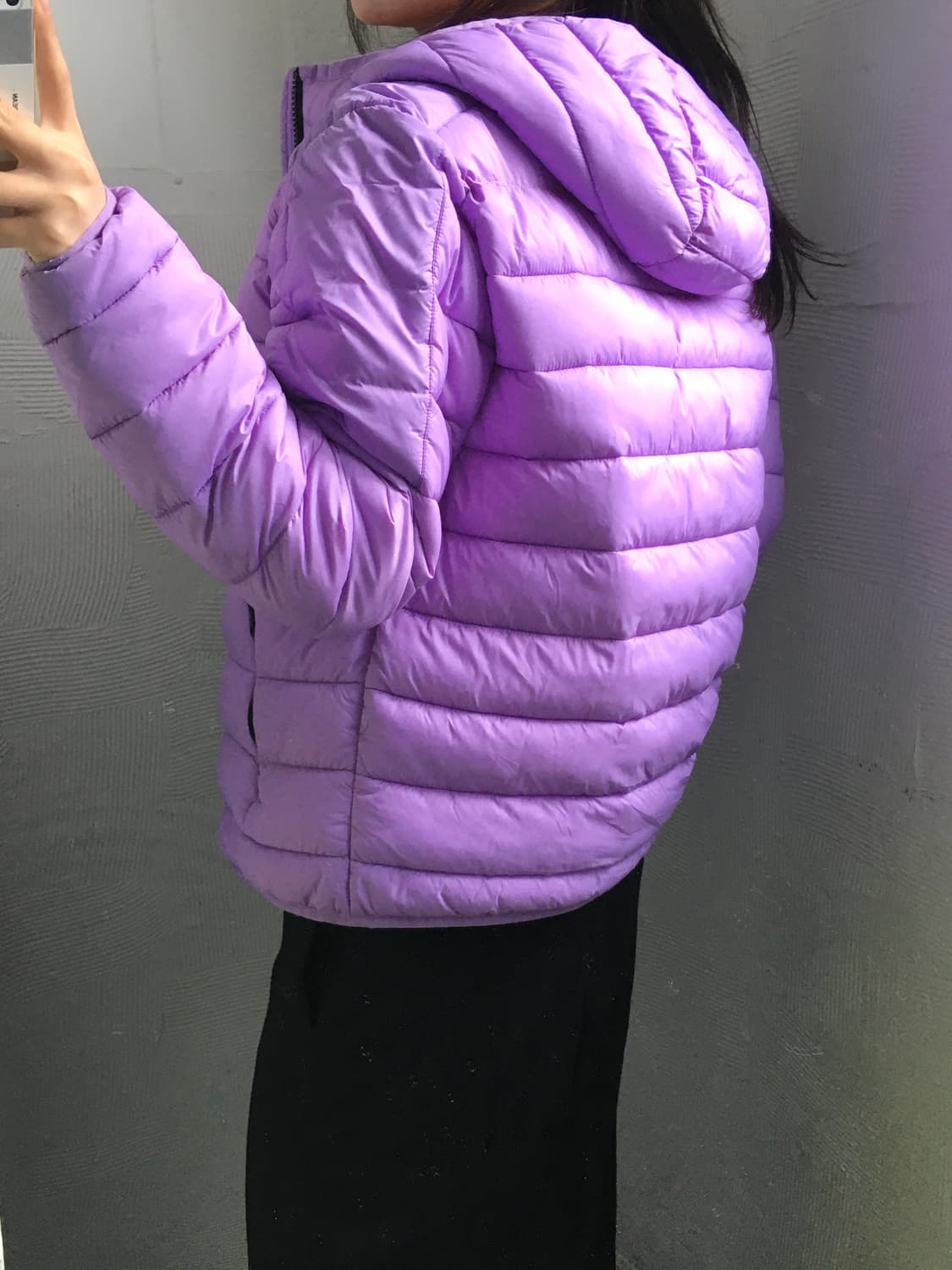 Diesel 디젤 퍼플 다운 자켓 상품이미지3