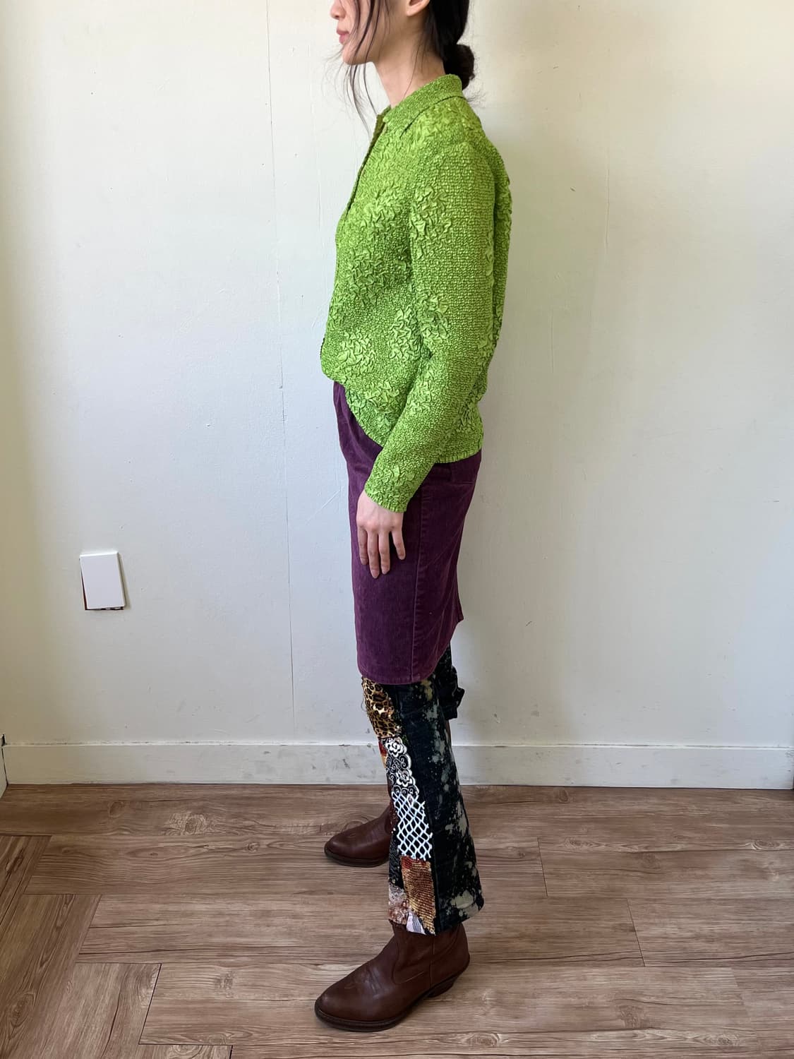 Neo R-Jeans 라벤더 퍼플 스커트 상품이미지8