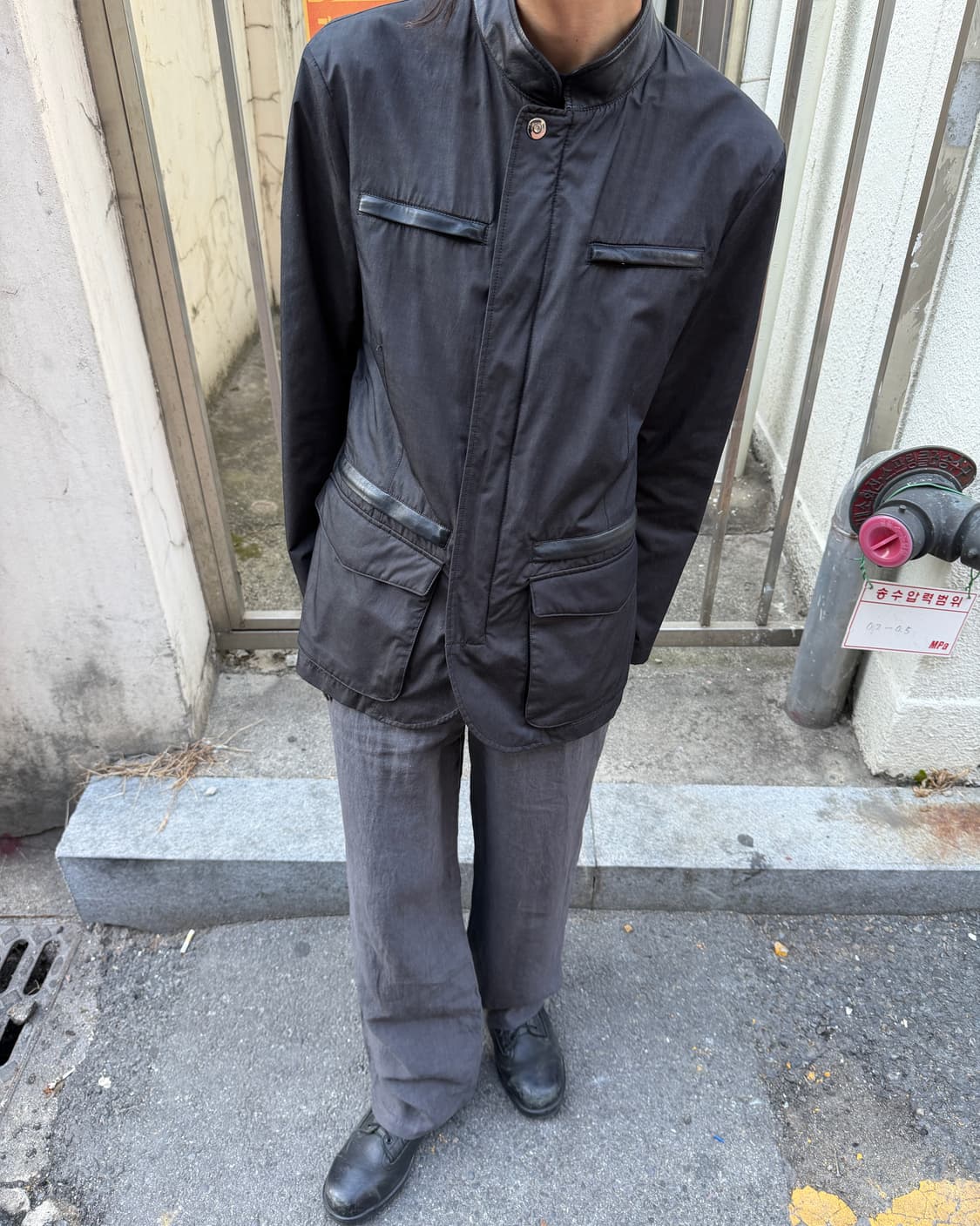 00s Emporio Armani linen trousers 상품이미지3