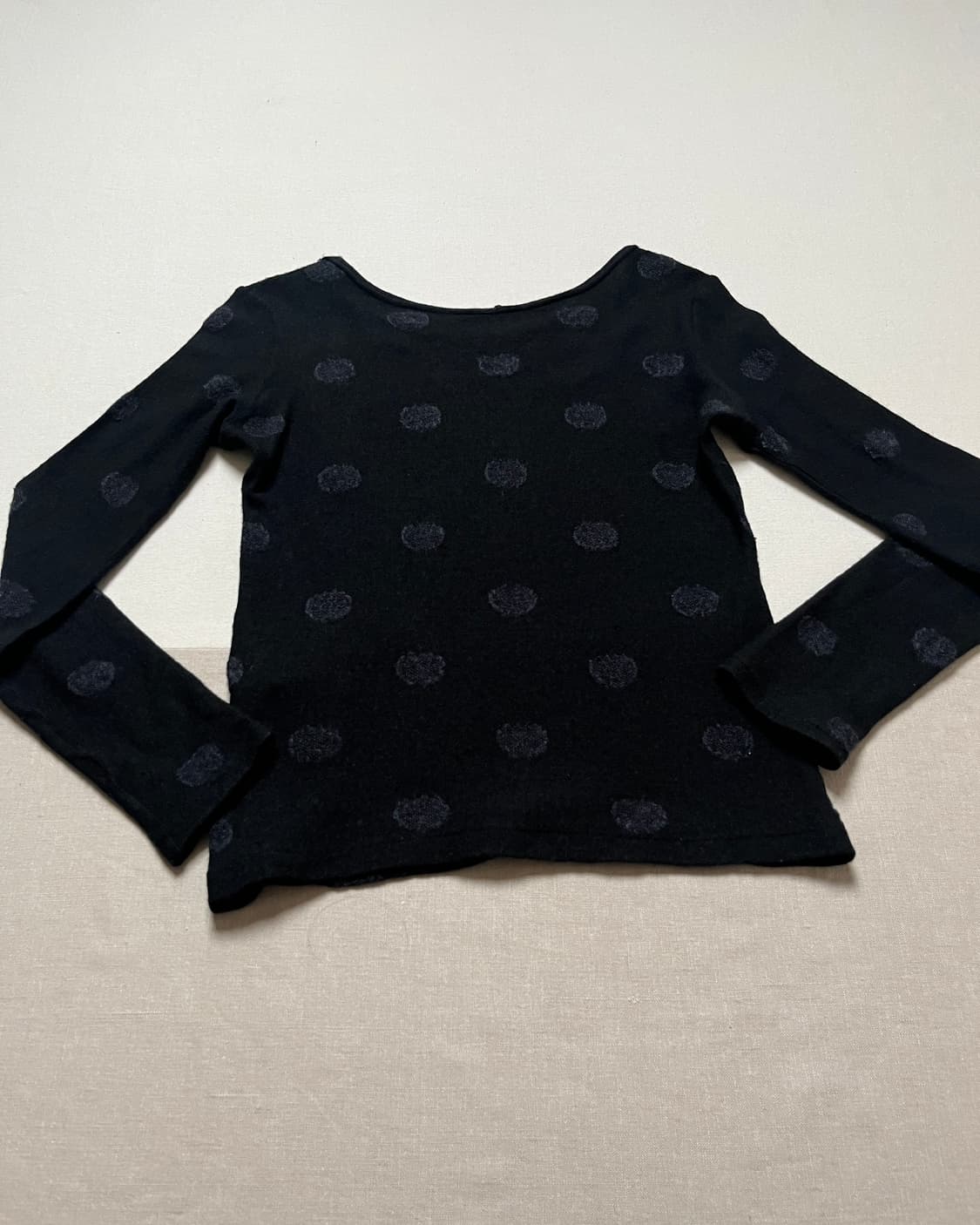 요지야마모토 도트 울 니트 yohji yamamoto noir 상품이미지7