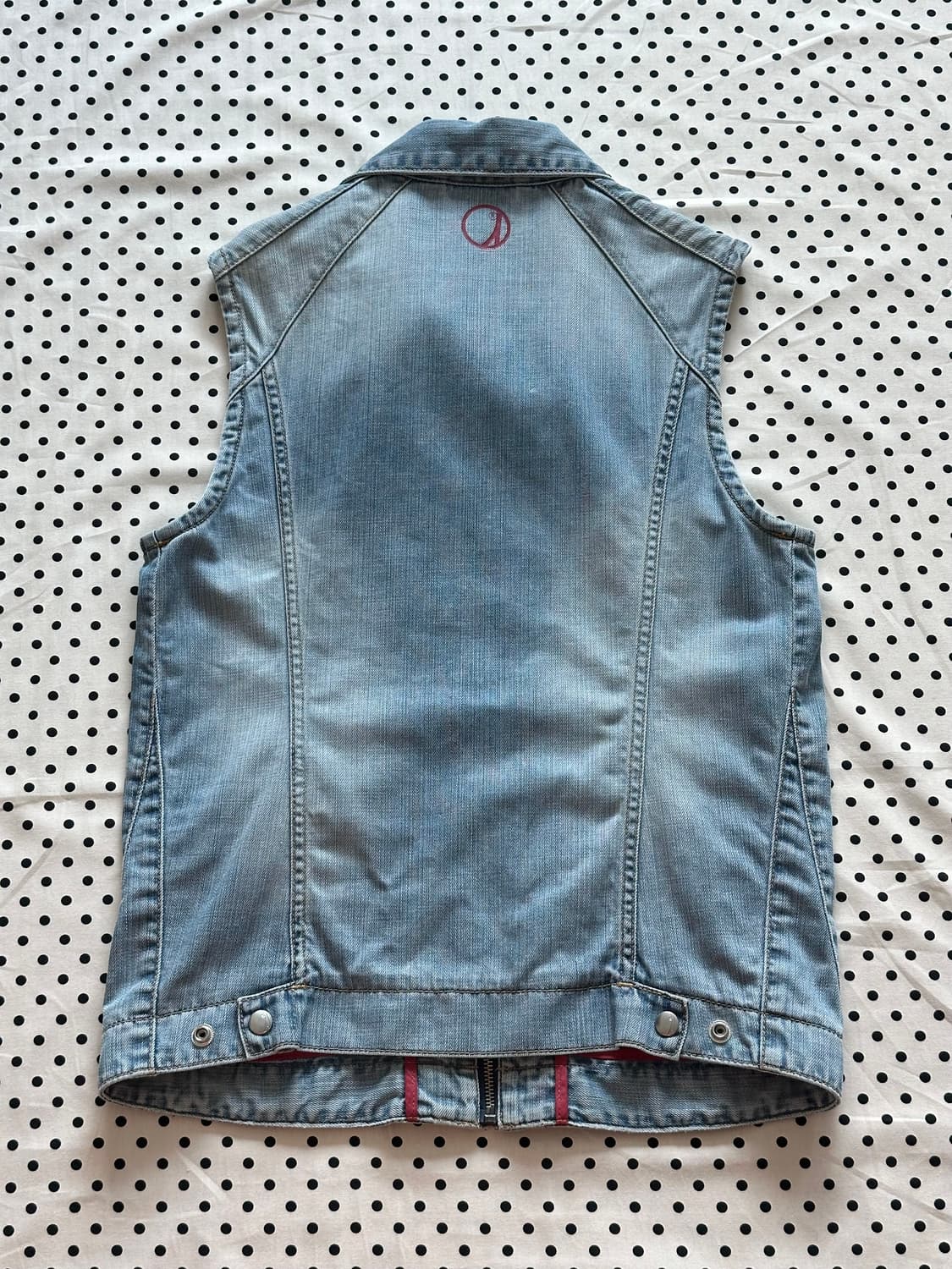 리바이스 00‘s 엔지니어드 진스 데님 집업 베스트 상품이미지4