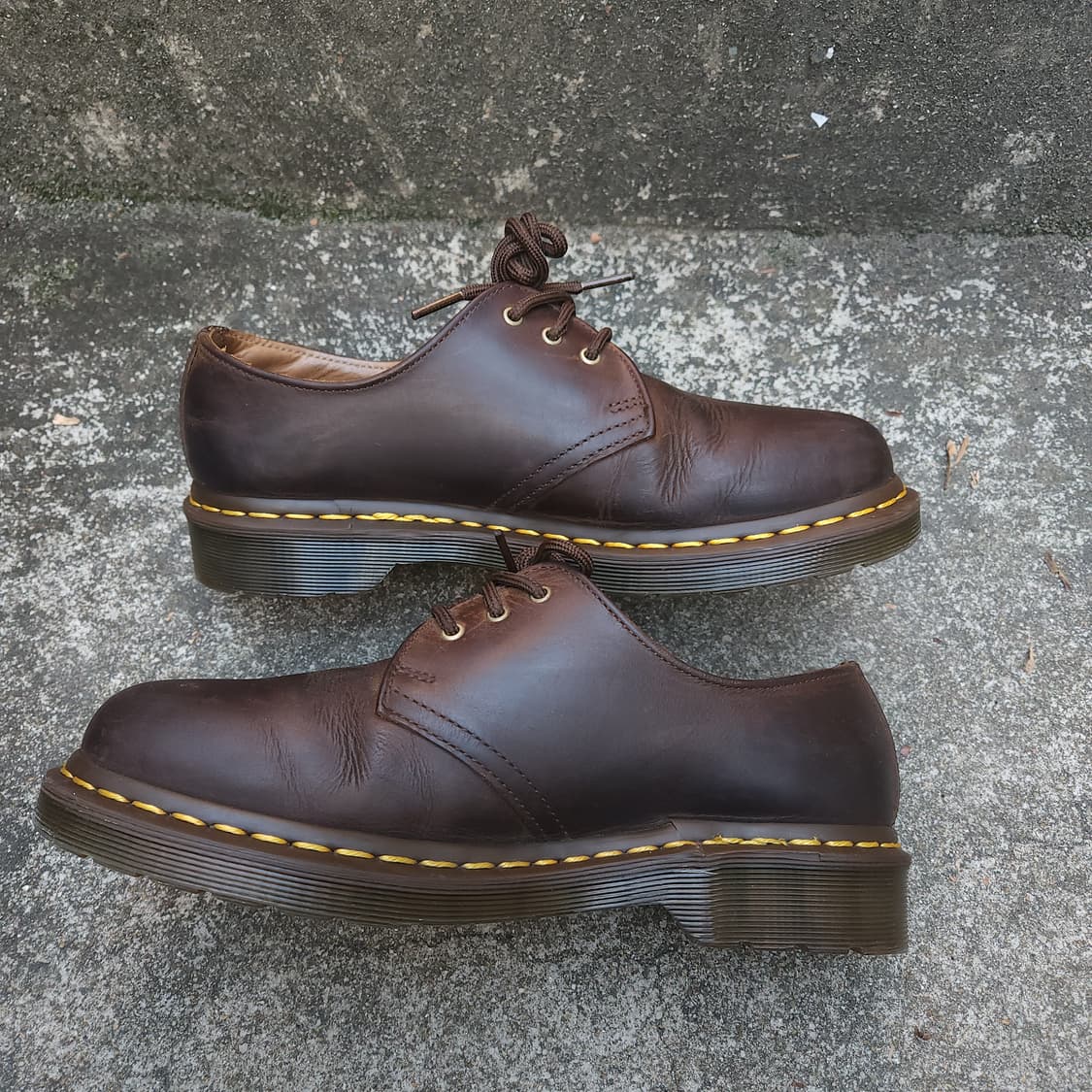 [6UK] 닥터마틴 1461 브라운 3홀  (250~255) 남여 상품이미지5