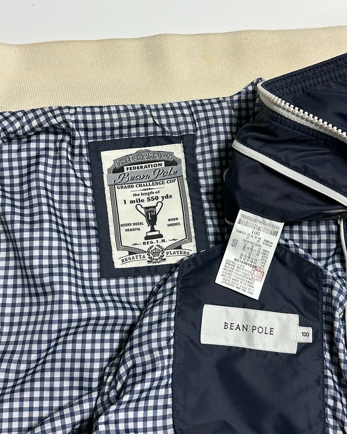 빈폴 바람막이 네이비 상품이미지4