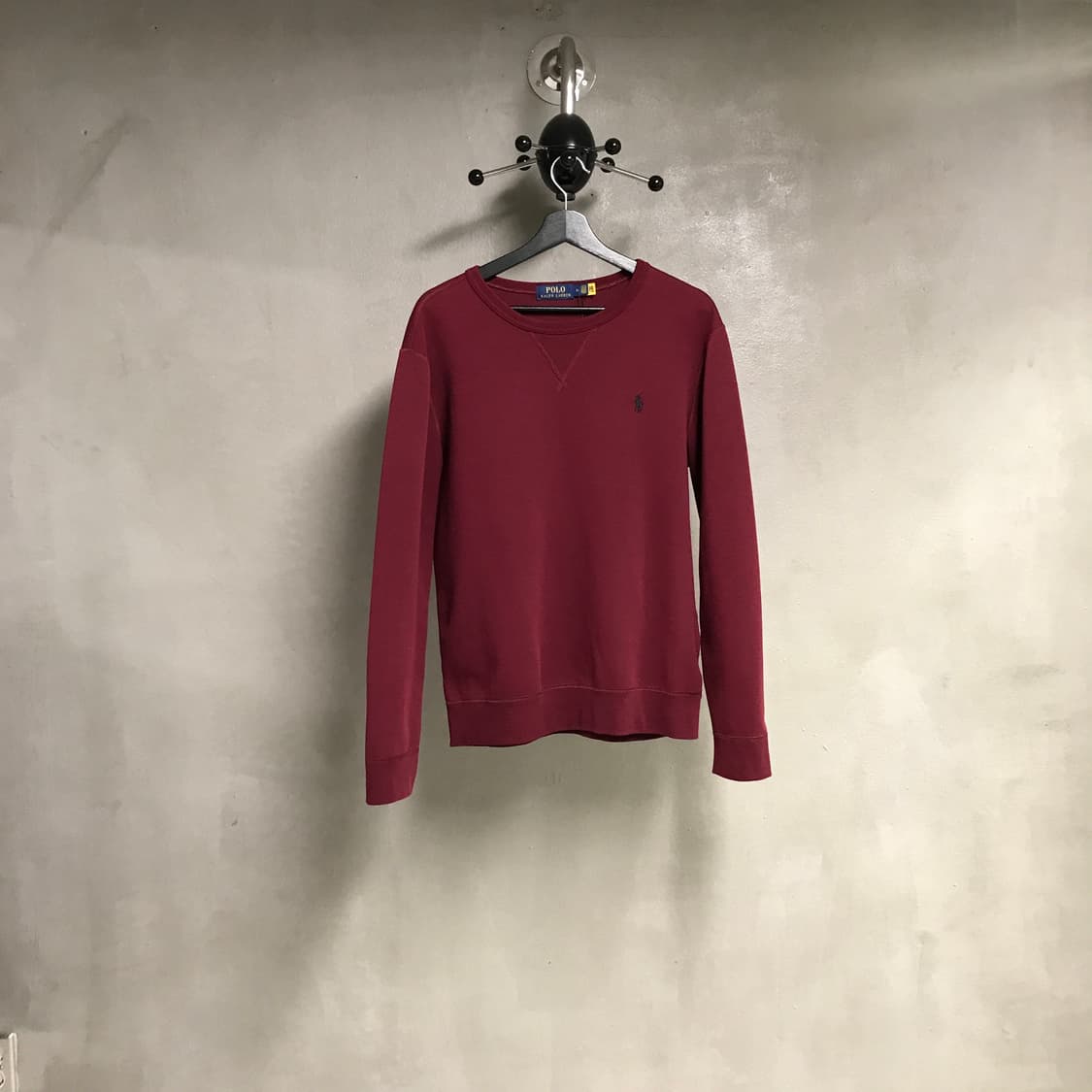 폴로 랄프로렌 QR 맨투맨 레드 M 상품이미지1