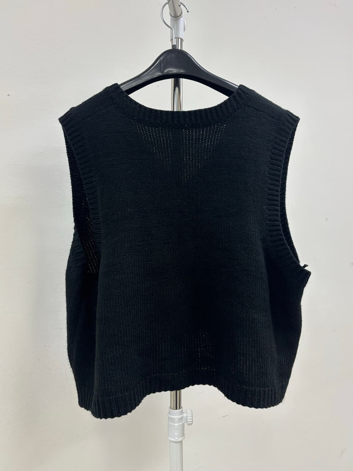 빈티지 블랙 니트 조끼 베스트 상품이미지7