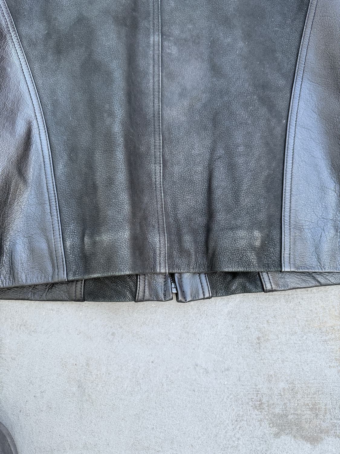 지오지아 퍼 트리밍 가죽자켓 상품이미지10