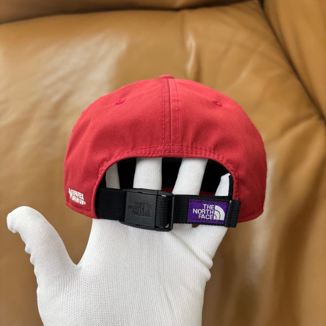 나나미카 노스페이스 퍼플라벨 6패널 볼캡 모자 고어텍스 인피니움 레드 상품이미지7