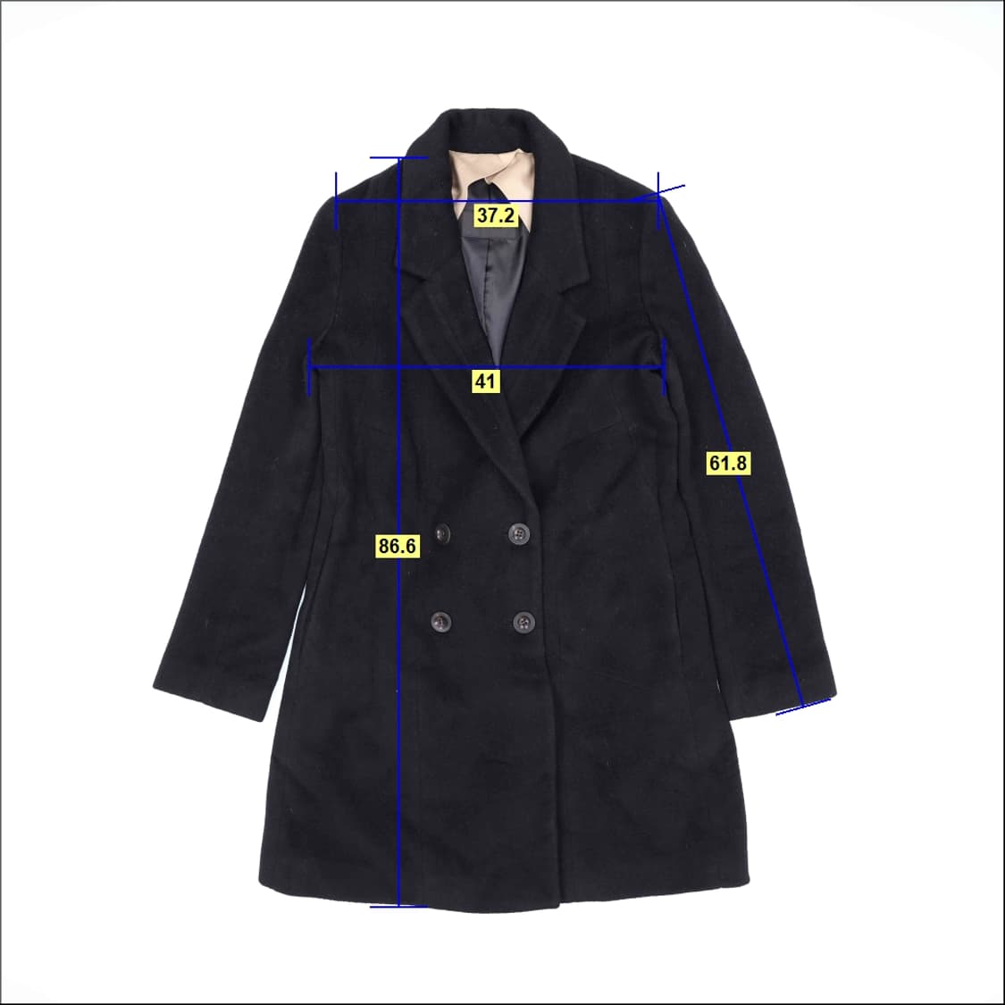 [82-94-160] 한섬시스템 여성 울 코트 1204HR1 상품이미지6