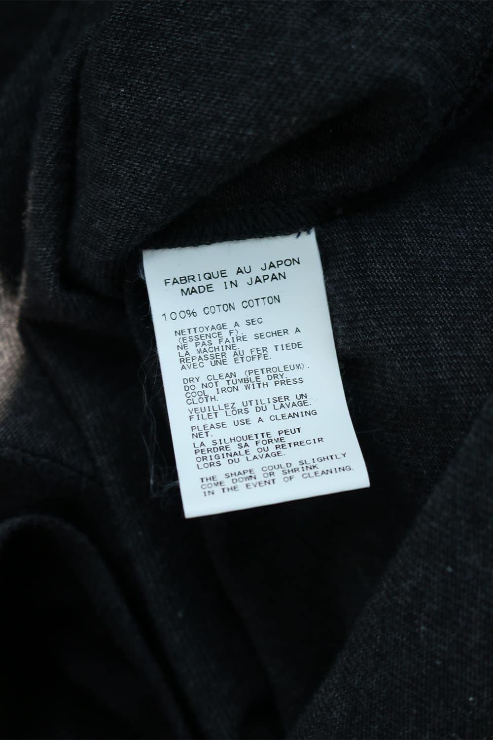 요지 야마모토 커스텀 디 옴므 코튼 니트 셔츠  상품이미지9