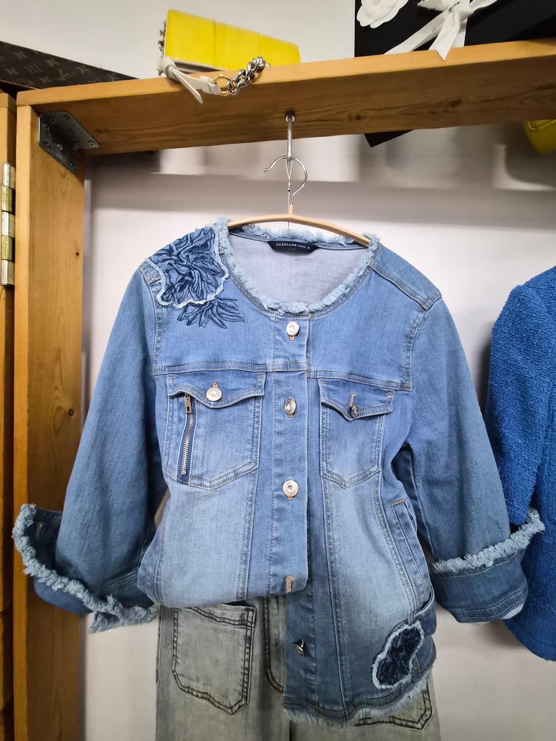 샤트렌 스판 데님자켓 상품이미지2