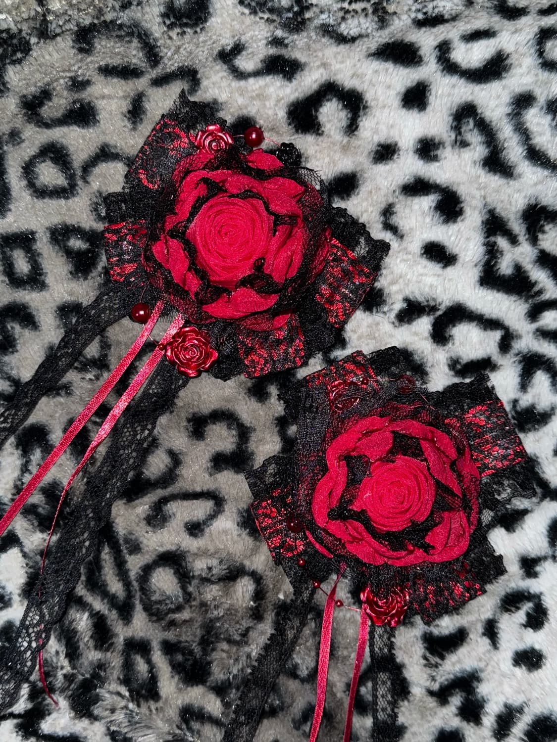 고딕 펑크 헤어핀 머리핀 브로치 상품이미지2