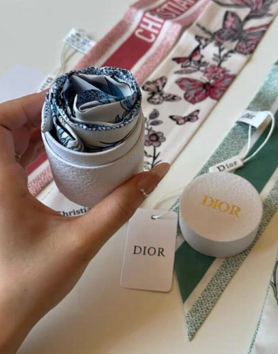 디올 실크 트윌리 스카프  상품이미지3