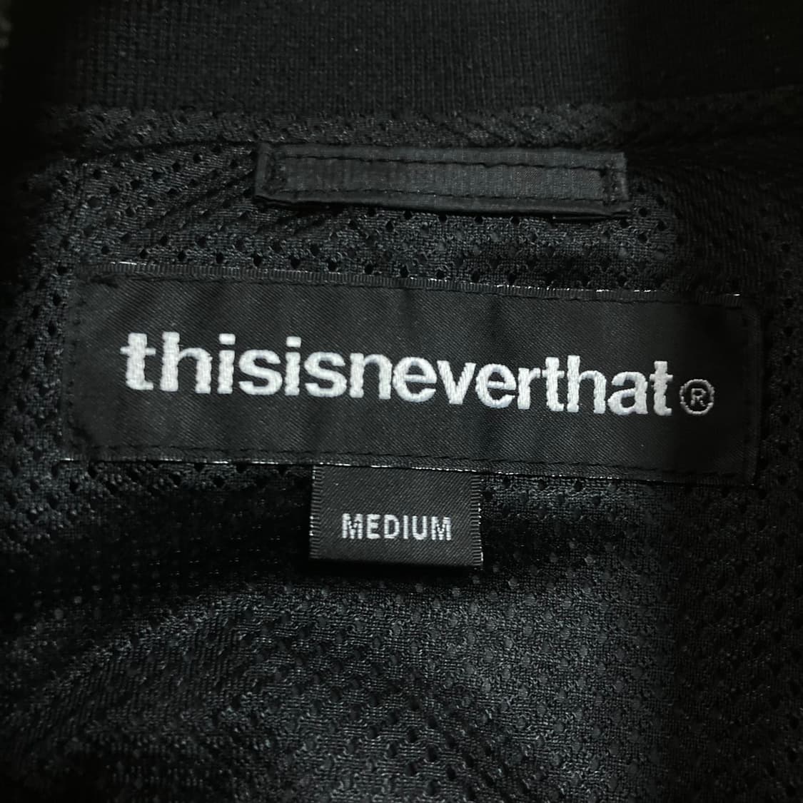 디스이즈네버댓 스펠아웃 블랙 봄버 자켓 상품이미지5