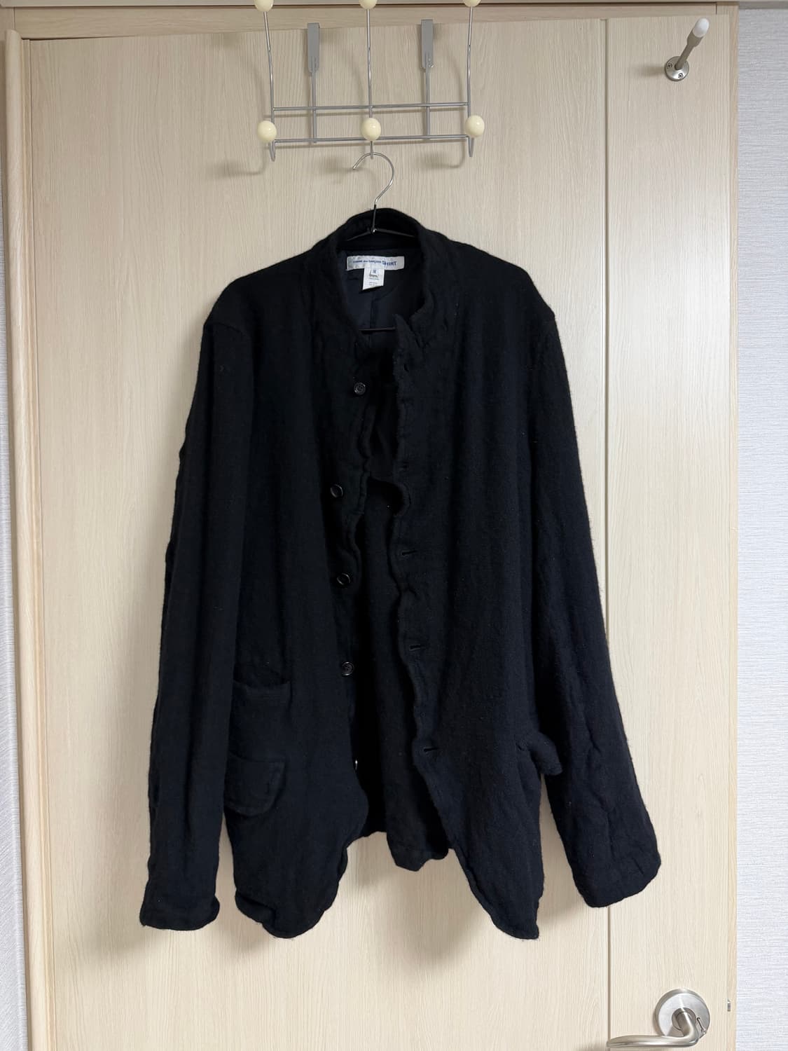 꼼데가르송 셔츠 축융 울 자켓 상품이미지1