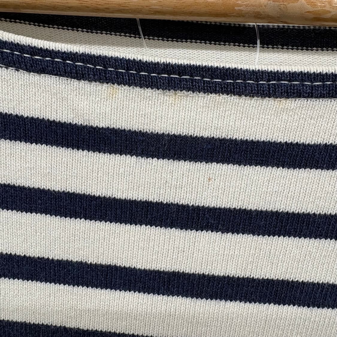 오르치발 아이보리 네이비 스트라이프 티셔츠 여/L 상품이미지5