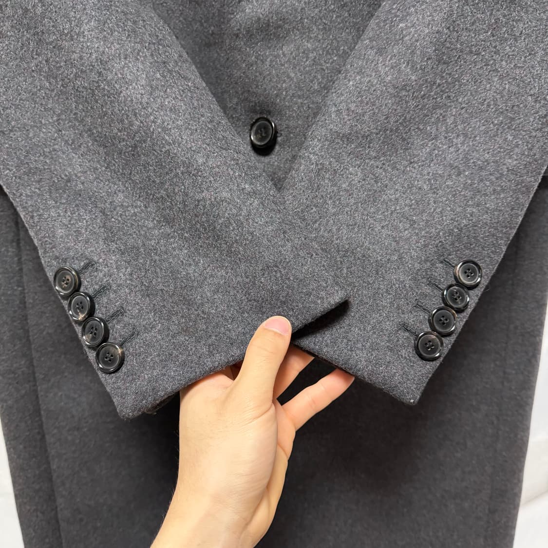 [S+급/50] 아크네 스튜디오 클래식 울 코트 그레이 상품이미지8