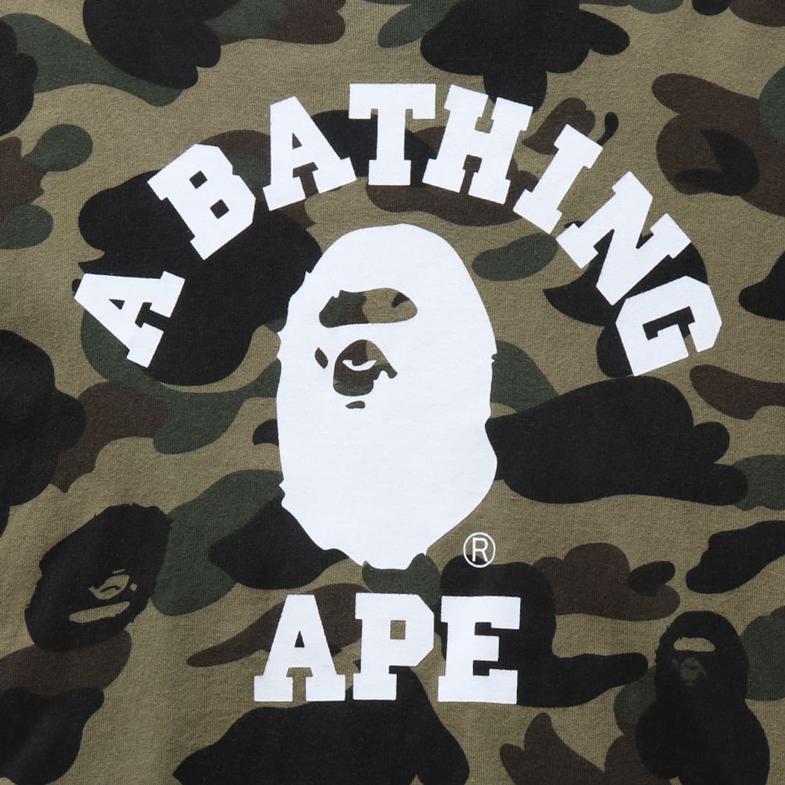베이프 A BATHING APE 1st Camo College Tee 상품이미지8