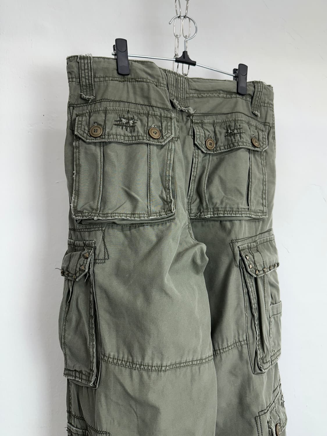 Military Studded Grunge Cargo Pants 상품이미지7