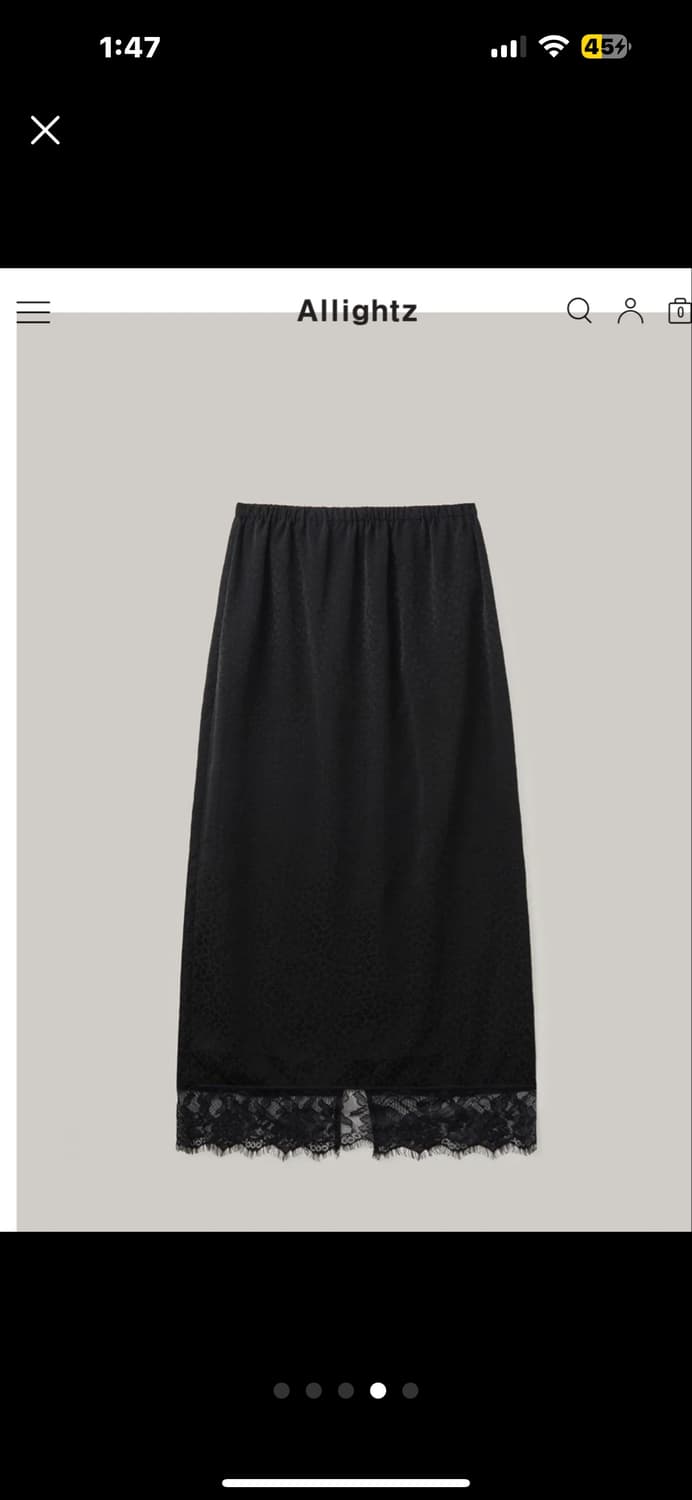 올라이츠allightz 시즌호피스커트 (m사이즈) 상품이미지4