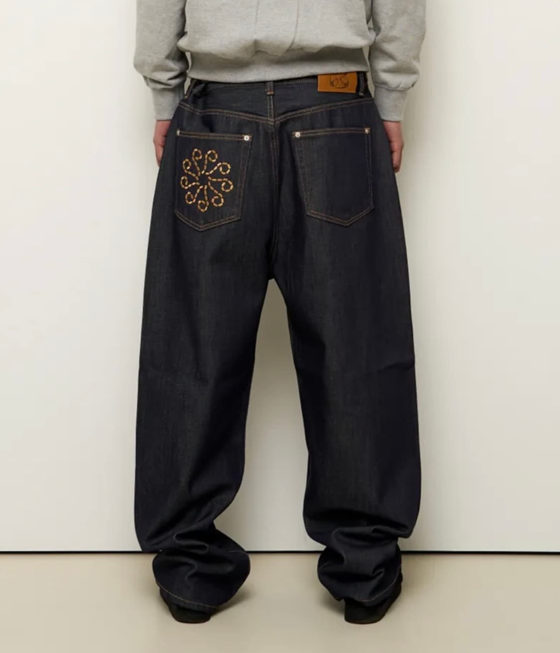 9999아카이브 Linking wide denim pants 1 상품이미지1