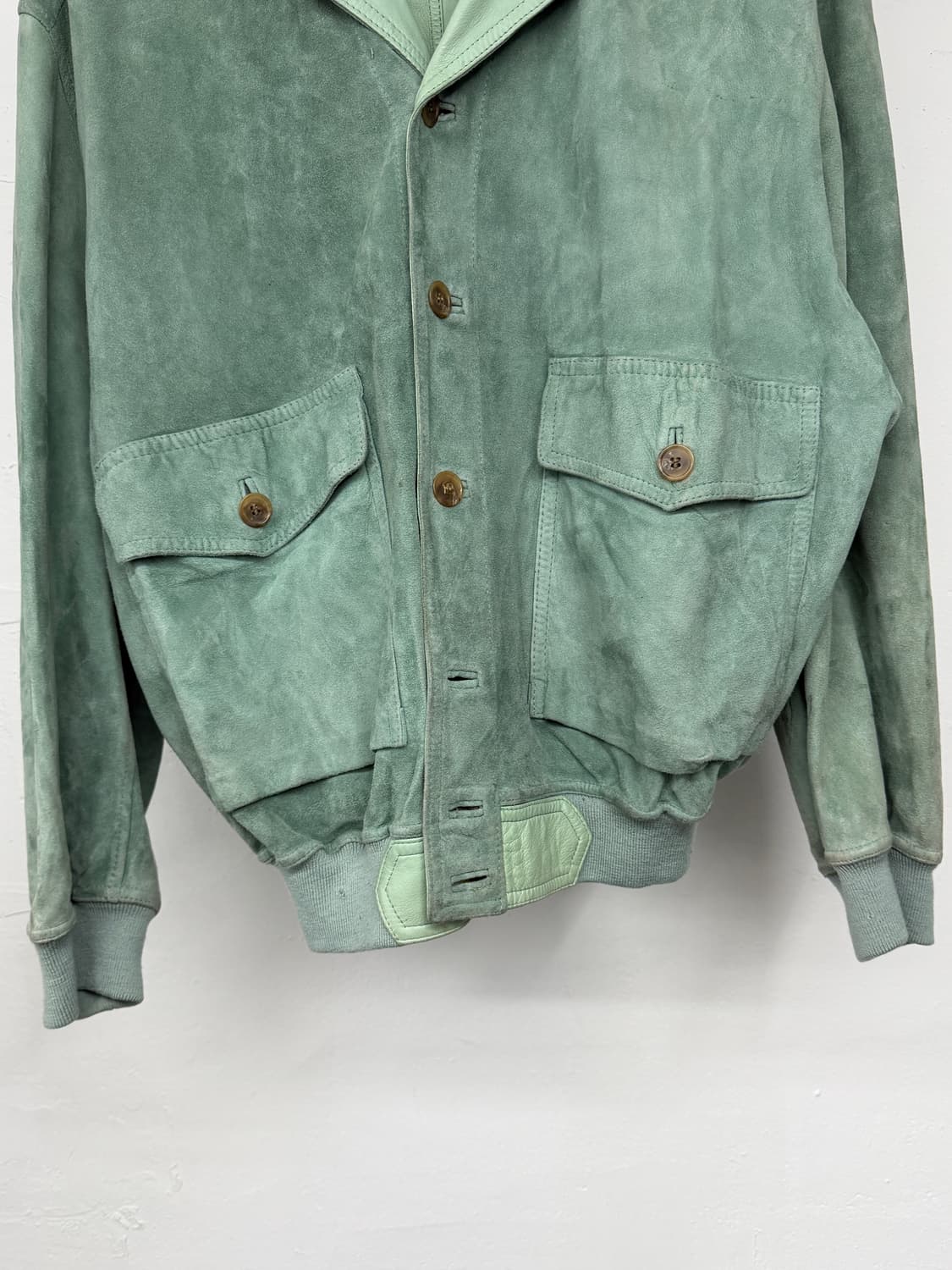 Remo mercalli  리버시블 레더 블루종  상품이미지3