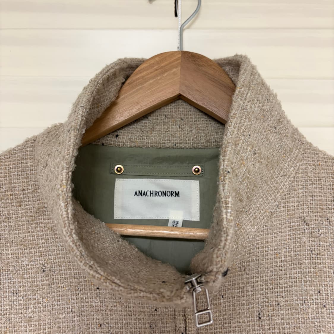 아나크로놈 ANACHRONORM 24fw 데미지 트위드 드리즐러 자켓 2 상품이미지5