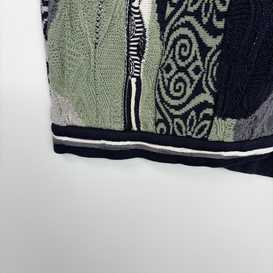 쿠지 coogi 패턴 니트 티셔츠 상품이미지6