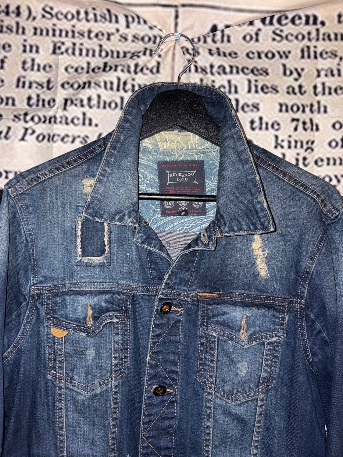 Buckaroo grunge detail denim jk 상품이미지8