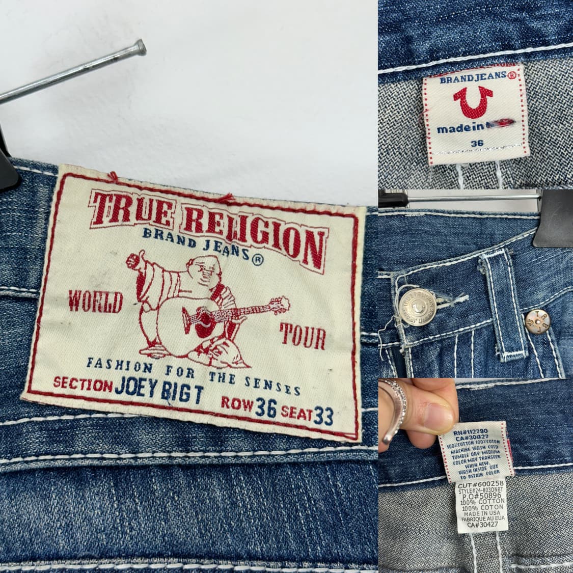 True Religion 00s USA Joey Big T Bootcut 상품이미지10