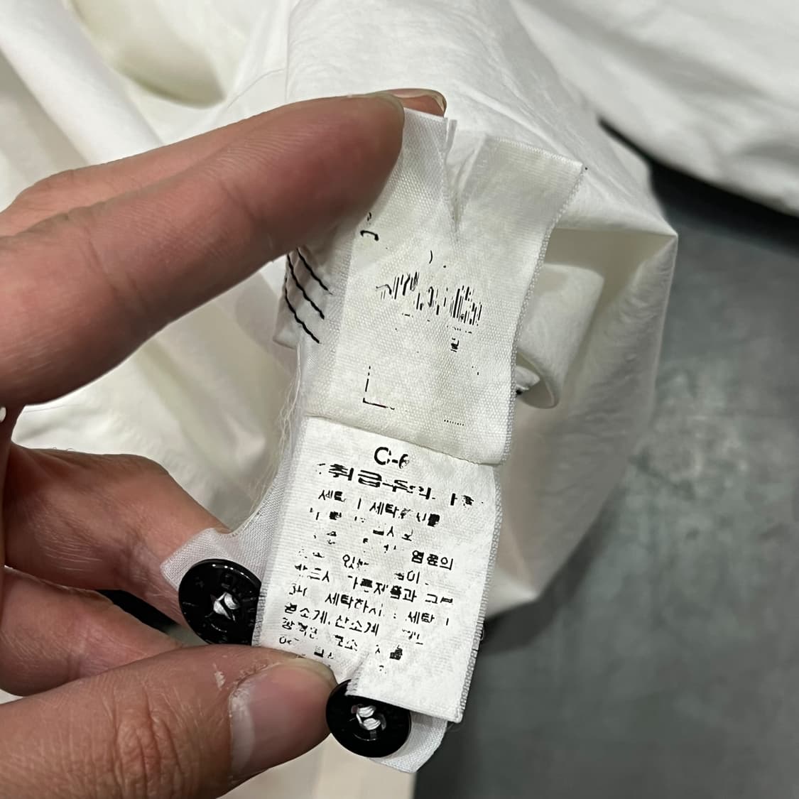  스톤아일랜드 오프화이트 오버 셔츠 y14285 상품이미지10