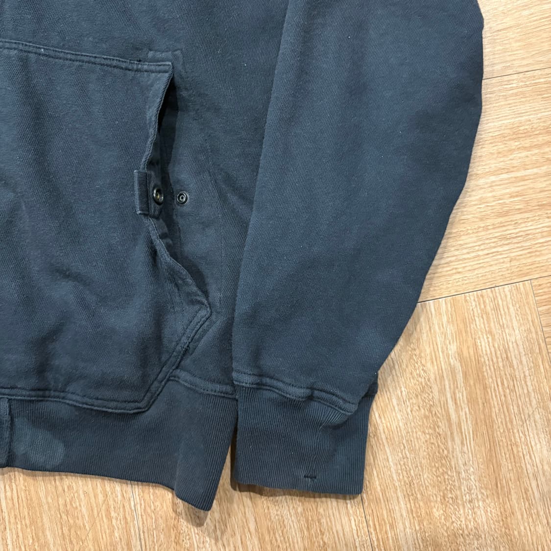 스톤아일랜드 포켓 잠금 블랙 후디 집업자켓 상품이미지4