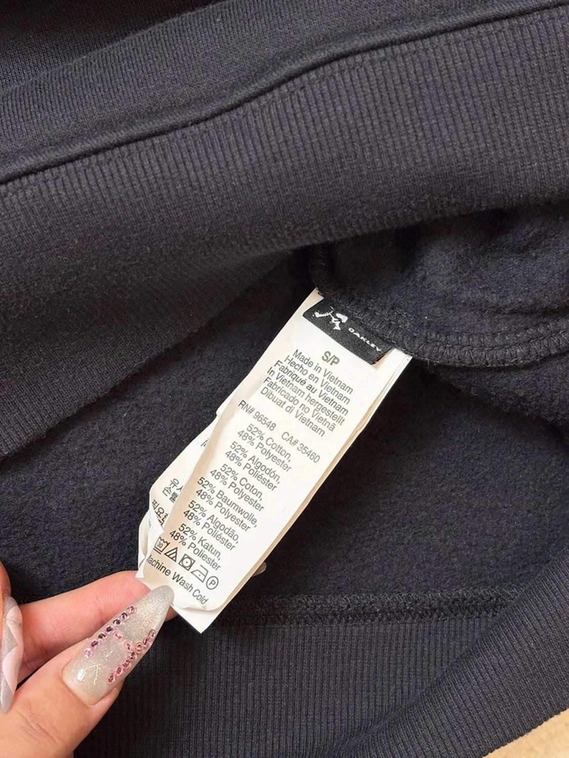 오클리 시그니처 로고 코튼 후드티 PN6470 상품이미지7