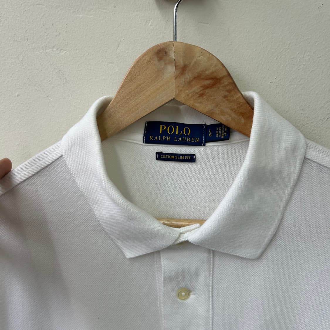 16773 - 폴로 랄프로렌 화이트 반팔 카라티 상품이미지3