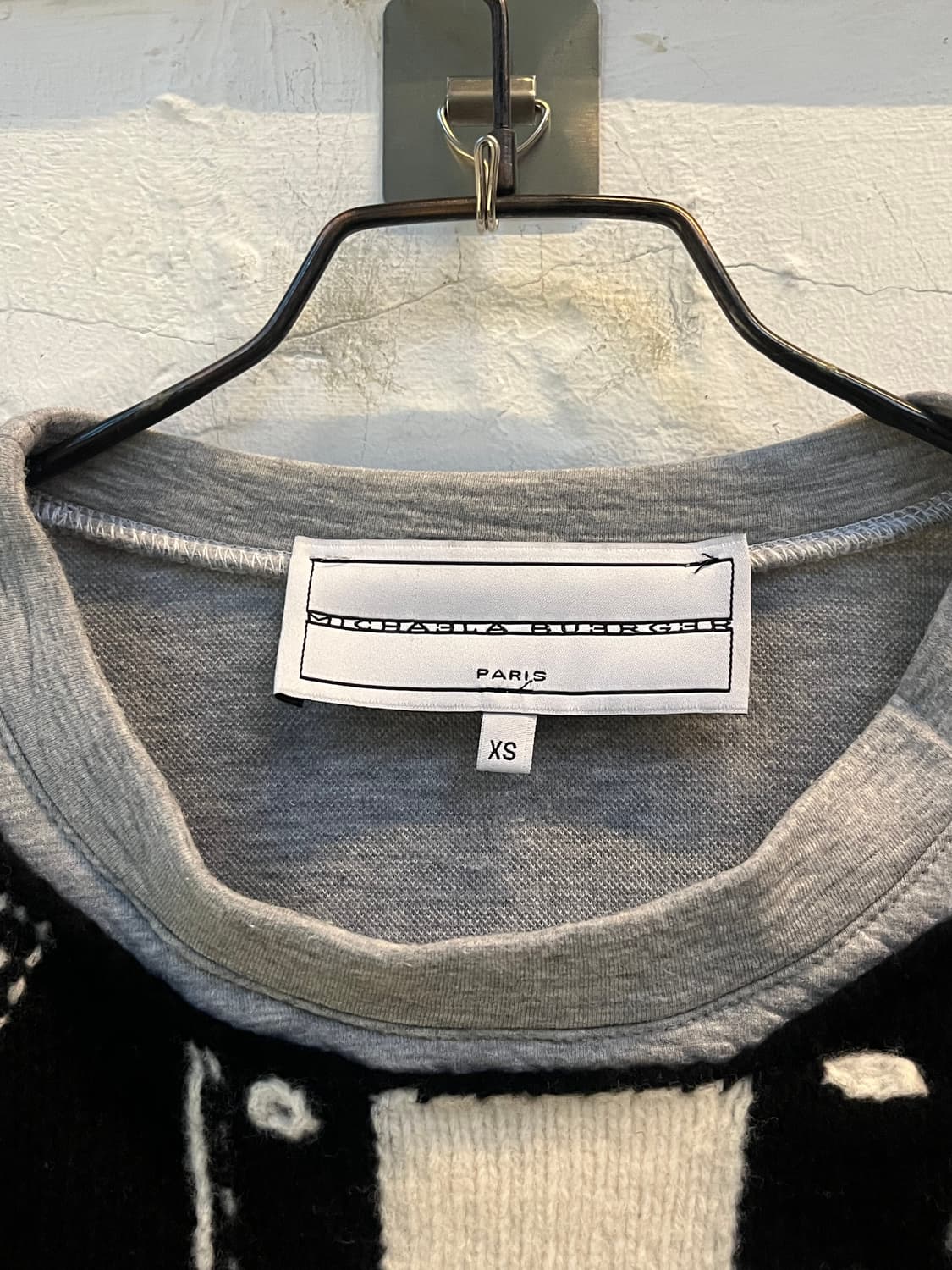 Michaela Buerger 그래픽 니트 맨투맨 XS 상품이미지2