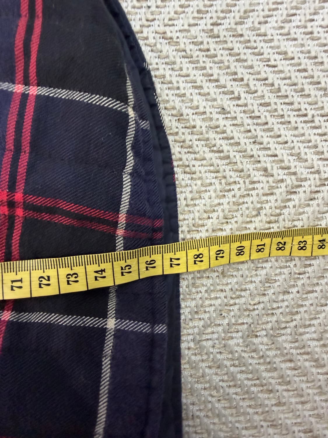 정품) ASPESI 아스페시 남성 체크 퀼팅 셔츠형 자켓 XL  상품이미지10