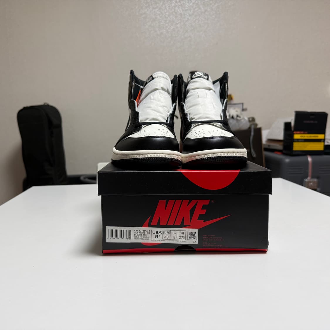 조던 1 레트로 하이 OG 블랙 모카 남성 275 상품이미지2