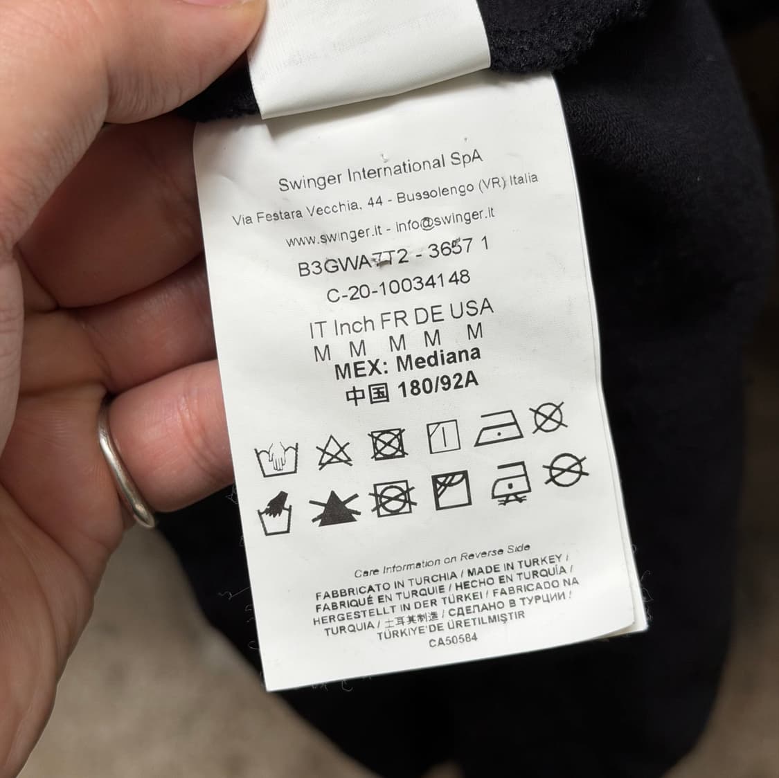 베르사체 바로크 카라 pk 티셔츠 블랙 (M) 상품이미지9