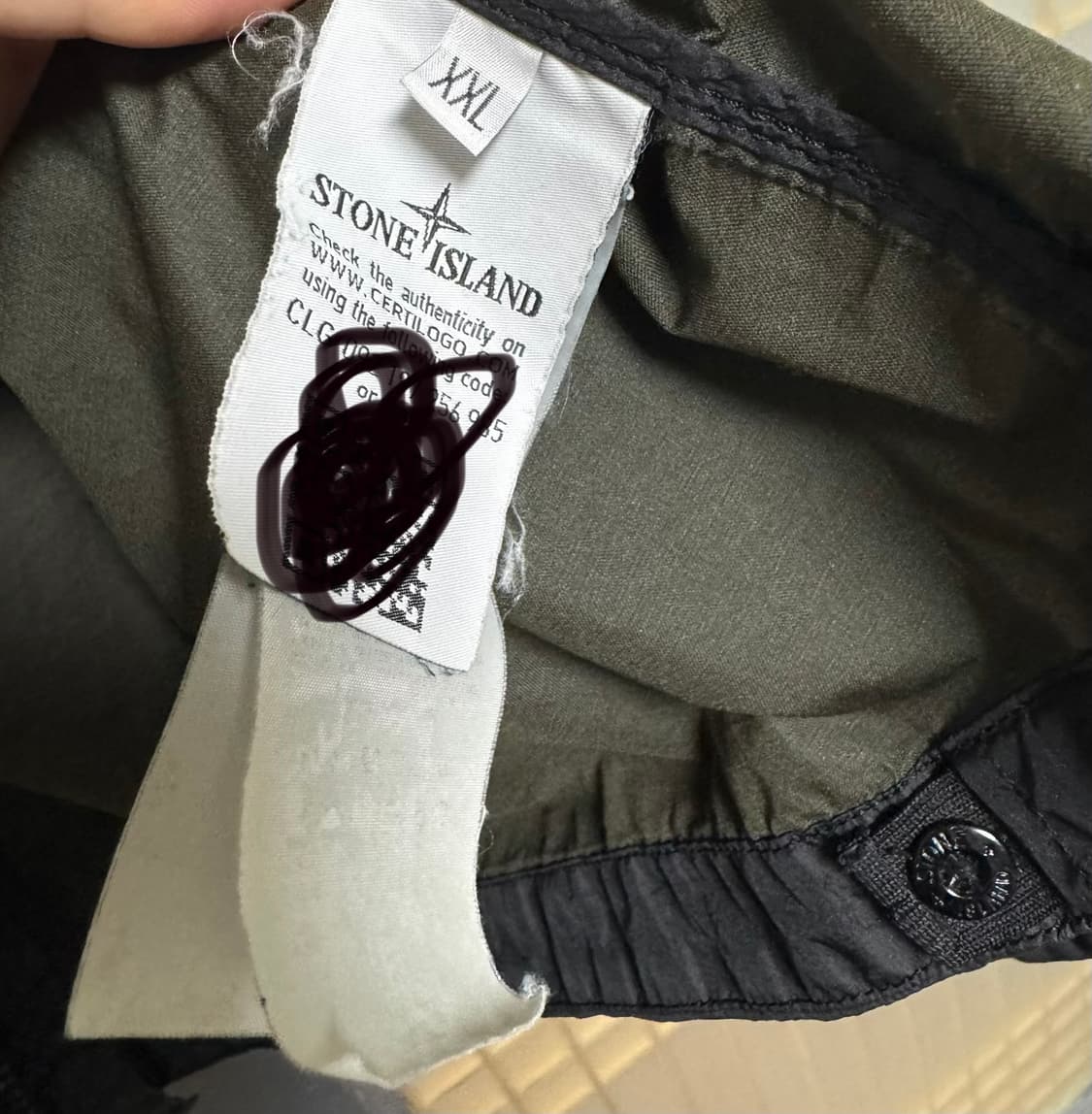 [XXL]스톤아일랜드 멤브라나3L 바람막이 자켓 상품이미지9